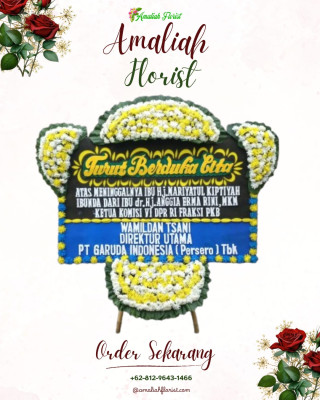 Papan Bunga Duka di Karangmalang