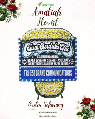 Papan Bunga Duka di Karangmalang